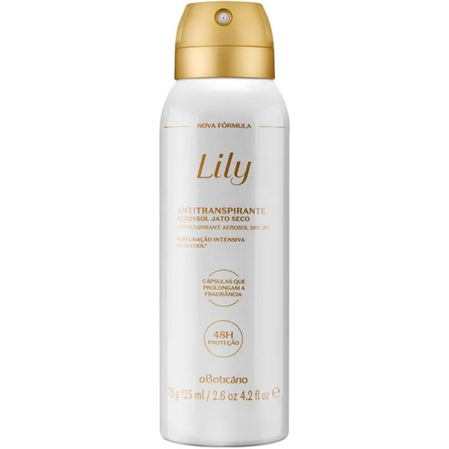 Desodorante Antitranspirante Aerosol Lily 75g/125ml