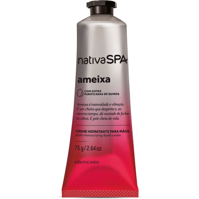 o Boticário Nativa SPA Ameixa - Creme Hidratante para Mãos 75g