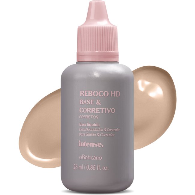 Base Líquida & Corretivo Reboco HD Cor 10 Intense 24g