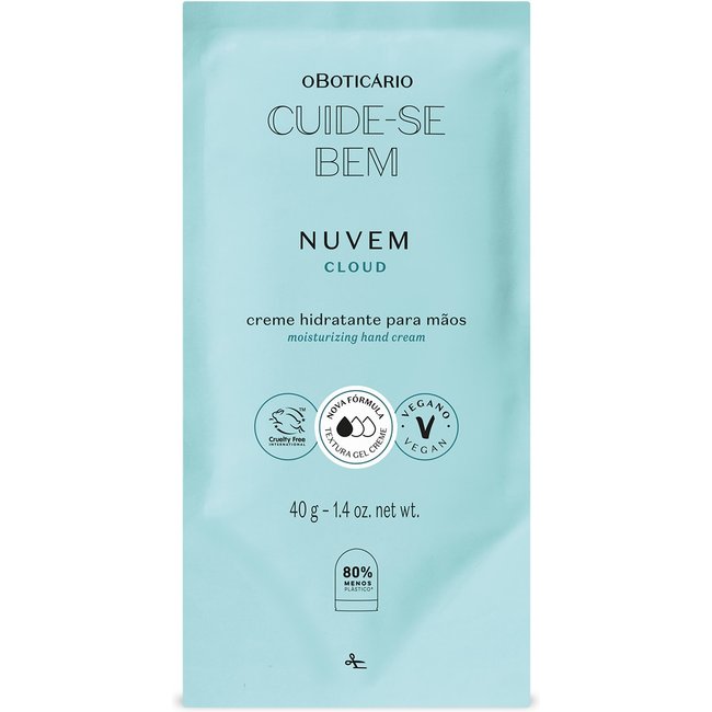 Refil Creme Hidratante para Mãos Cuide-se Bem Nuvem 40g
