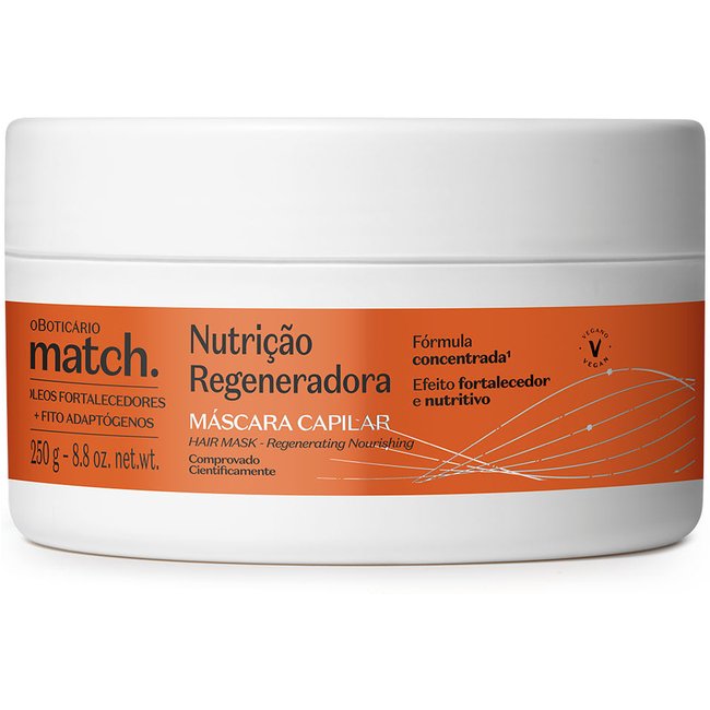 Máscara Capilar Match Nutrição Regeneradora 250g