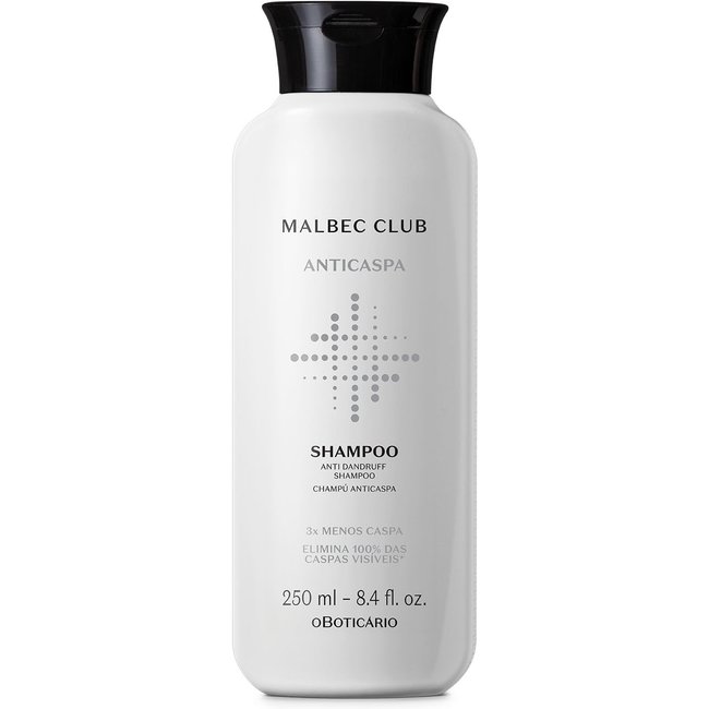Shampoo Malbec Club Anticaspa 250ml
