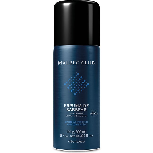 Espuma de Barbear Malbec Club 190g