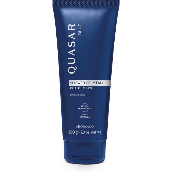 Shower Gel Cabelo e Corpo Quasar Blue 200g