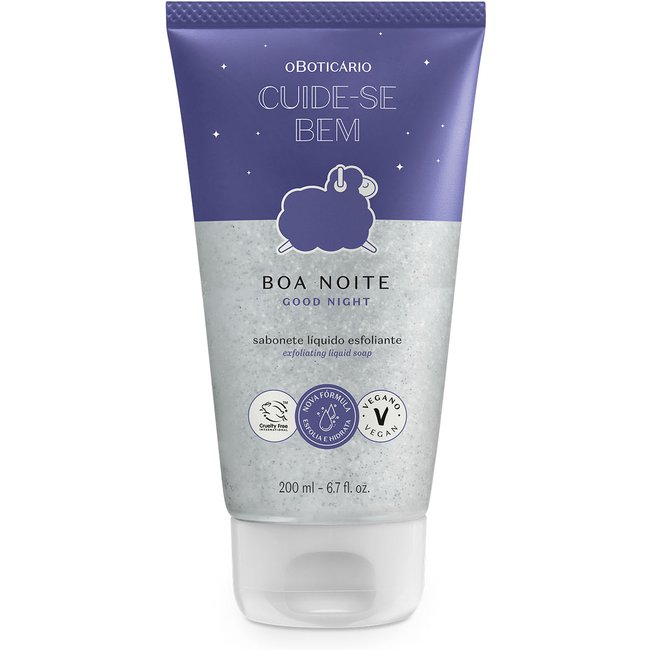 Sabonete Líquido Esfoliante Cuide-se Bem Boa Noite 200ml