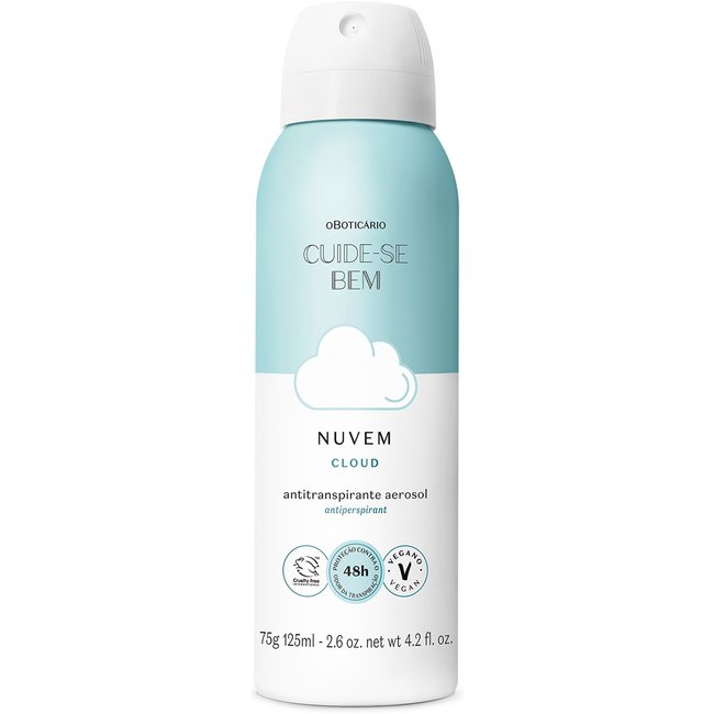 Desodorante Antitranspirante Aerosol Cuide-se Bem Nuvem 75/125ml