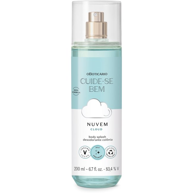 Body Splash Desodorante Colônia Cuide-se Bem Nuvem 200ml