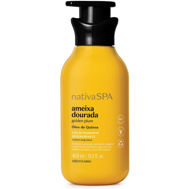 Loção Radiante Desodorante Corporal Nativa Spa Ameixa Dourada 400ml