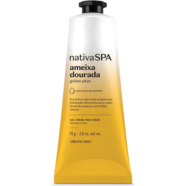 Gel Creme Para as Mãos Nativa Spa Ameixa Dourada 75g