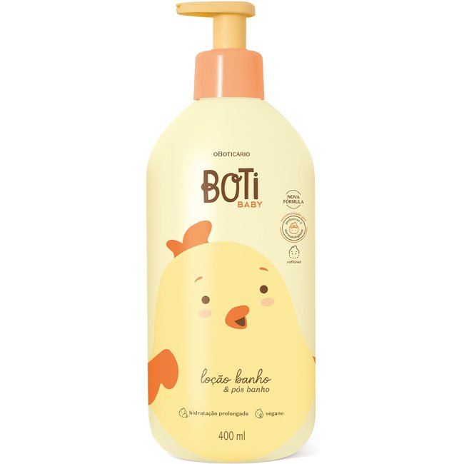 Loção Hidratante Banho e Pós-Banho Boti Baby 400ml
