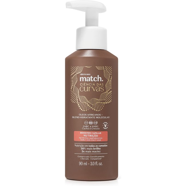 Booster Capilar Nutrição Match Ciência das Curvas 90ml
