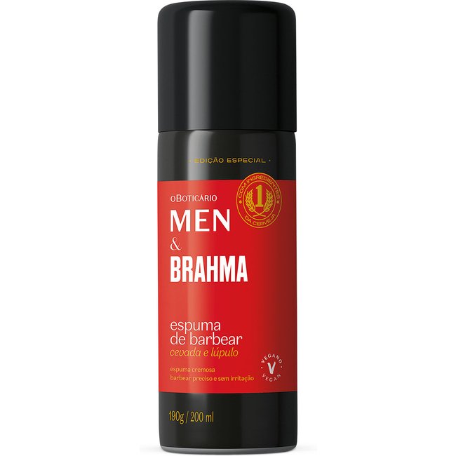 Espuma de Barbear Men E Brahma 190g