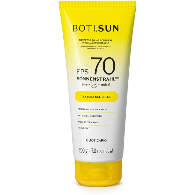 Protetor Solar Corporal FPS70 Boti.Sun 200g