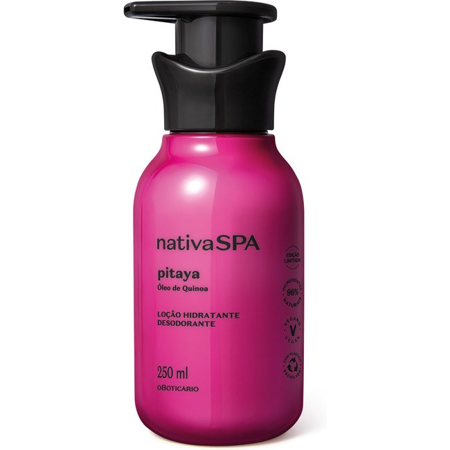 Loção Hidratante Desodorante Corporal Nativa SPA Pitaya 250ml