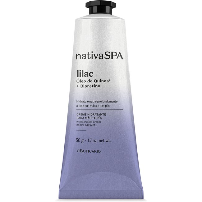 Creme Hidratante Para Mãos e Pés Nativa Spa Lilac 50g