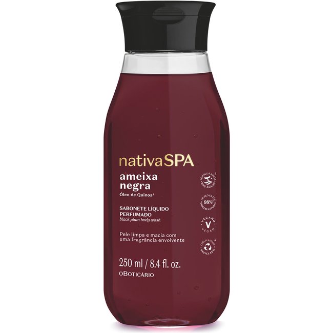 Sabonete Líquido Perfumado Nativa Spa Ameixa Negra 250ml
