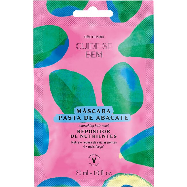 Máscara Capilar Cuide-se Bem Feira Pasta de Abacate 30ml