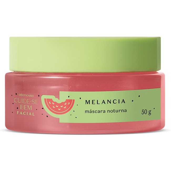 Máscara Facial Noturna Cuide-se Bem Melancia 50g