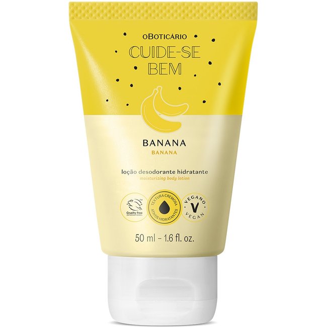 Loção Desodorante Hidratante Cuide-se Bem Feira Banana 50ml