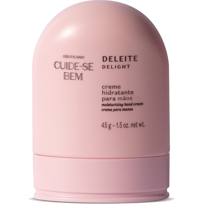 Creme Para Mãos Hidratante Desodorante Cuide-se Bem Deleite 45g