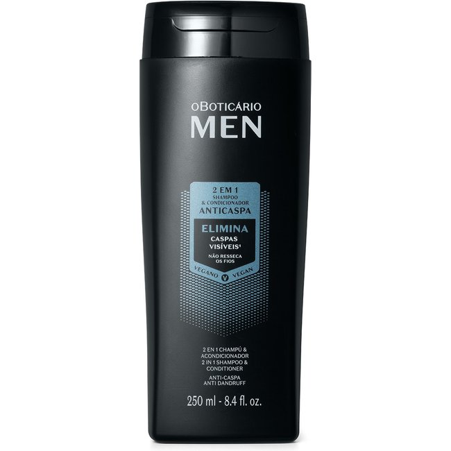 Shampoo E Condicionador Anticaspa 2 em 1 Men 250ml