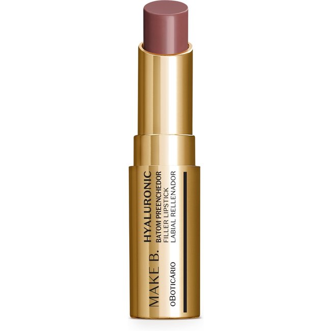 Batom Preenchedor Marrom Nude Chic Make B. Hyaluronic 3,4g