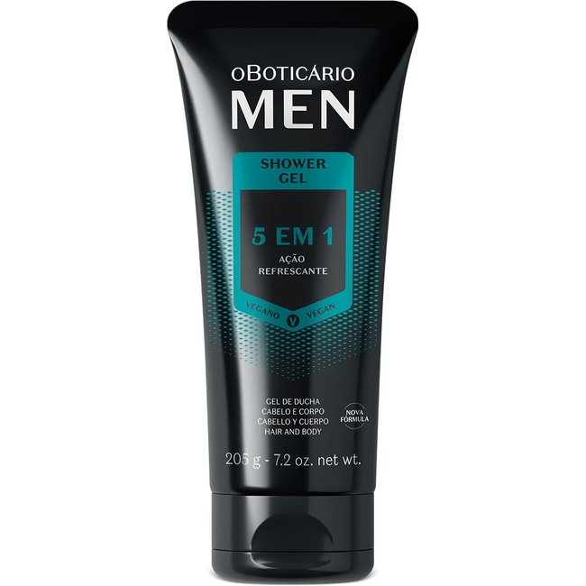 Shower Gel 5 em 1 Cabelo e Corpo Men 205g