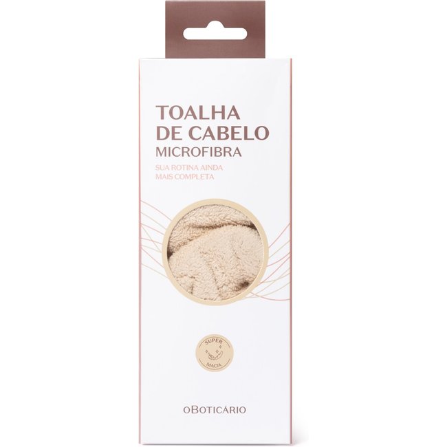 Toalha de Cabelo Microfibra O Boticário