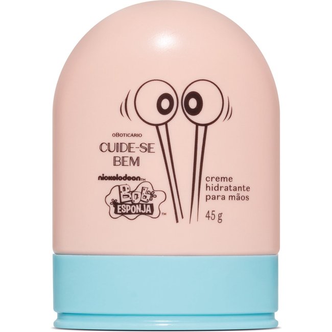 Creme Hidratante Para As Mãos Cuide-se Bem Bob Esponja Gary 45g