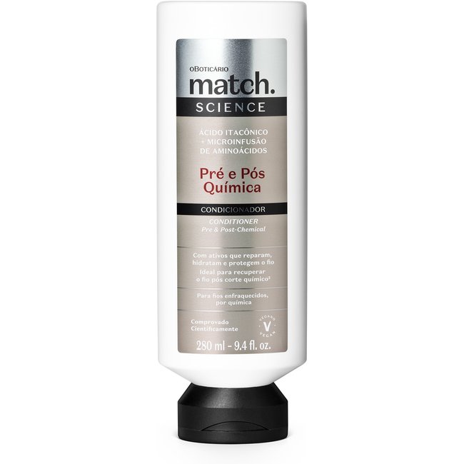 Condicionador Match Science Pré e Pós-Química 280ml
