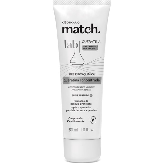Queratina Concentrada Match Lab Tratamento de Choque 50ml