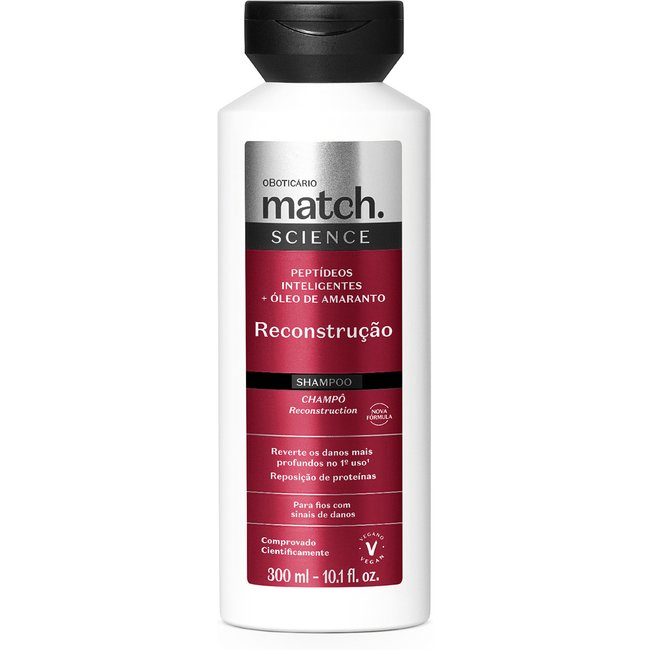 Shampoo Match Science Reconstrução 300ml
