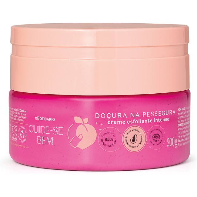 Creme Esfoliante Intenso Cuide-se Bem Doçura na Pessegura 200g