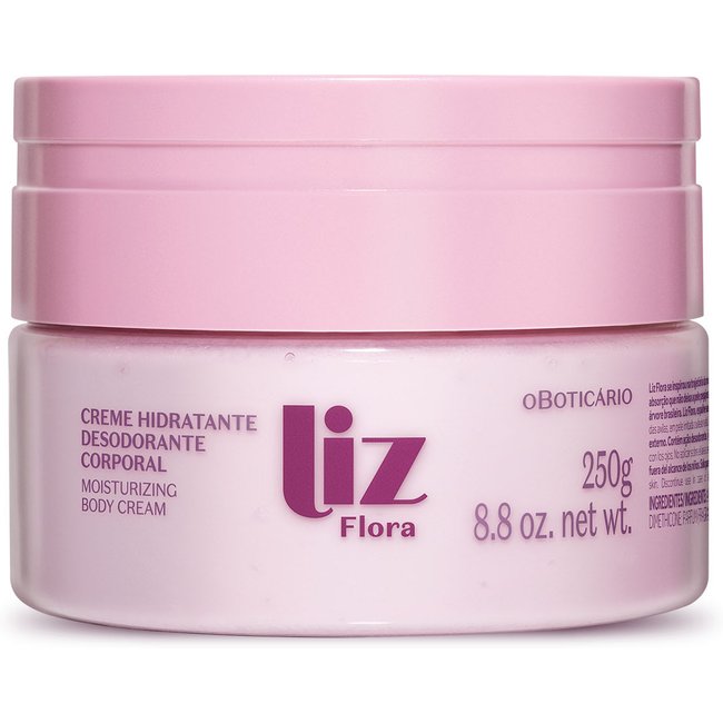 Creme Hidratante Desodorante Corporal Liz Flora 250g