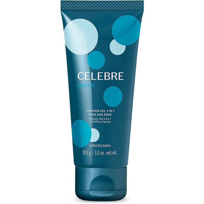 Shower Gel 2 Em 1 Cabelo E Corpo Celebre Agora 100g