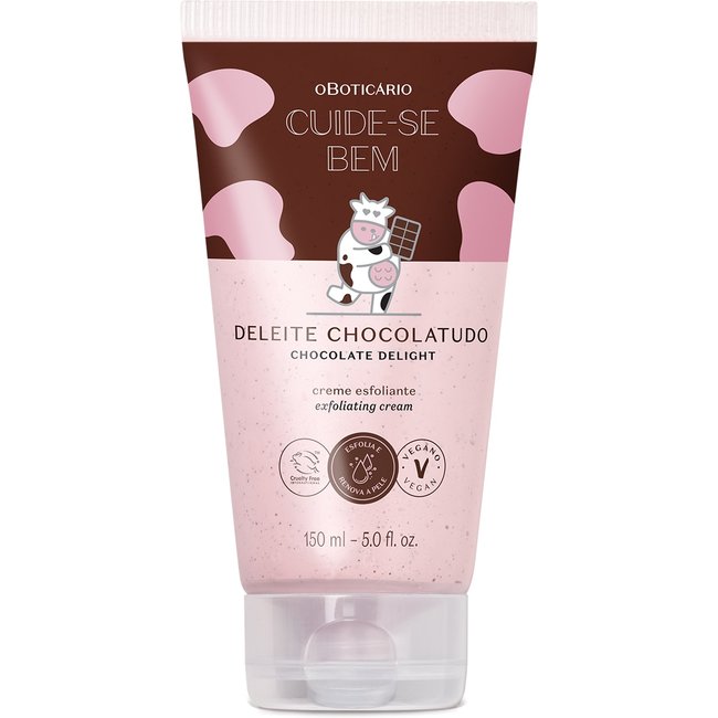 Creme Esfoliante Corporal Cuide-se Bem Deleite Chocolatudo 150ml