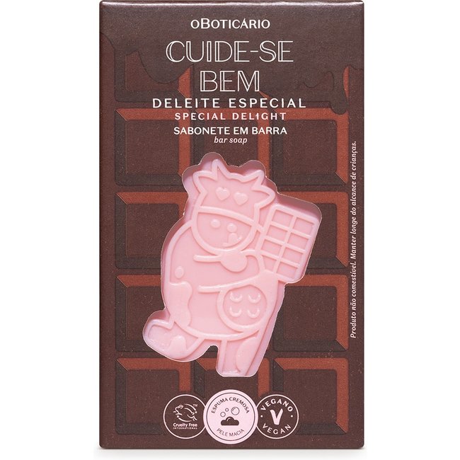 Sabonete em Barra Corporal Cuide-se Bem Deleite Chocolatudo 120g