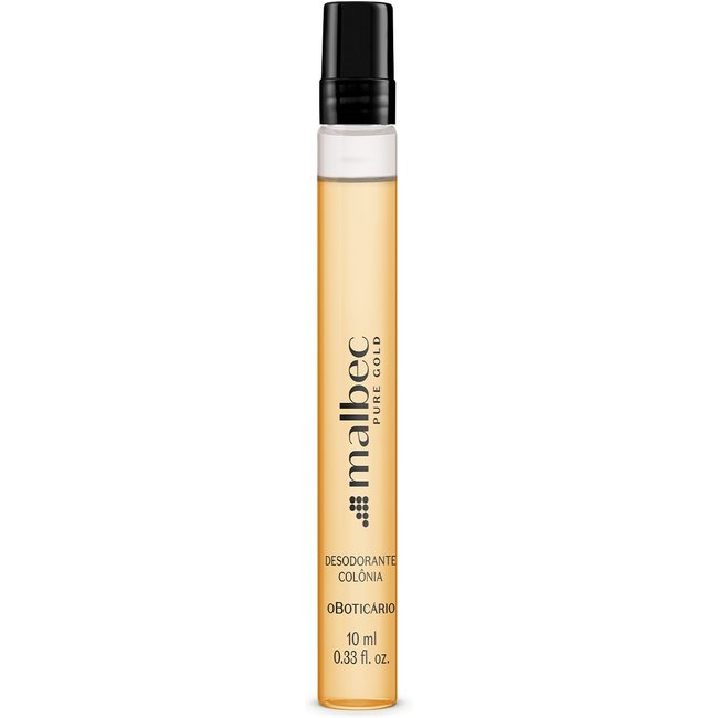Malbec Pure Gold Desodorante Colônia 10ml
