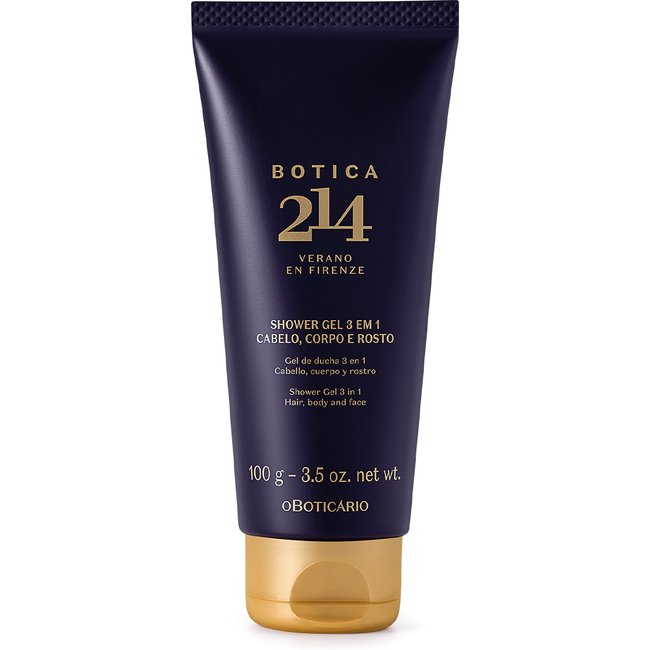 Shower Gel 3 em 1 Cabelo, Rosto e Corpo Botica 214 Verano En Firenze 100g
