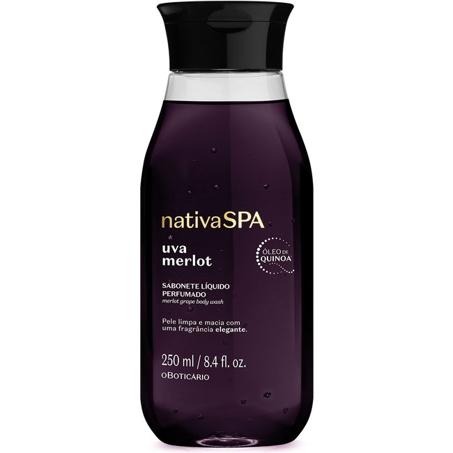 Sabonete Líquido Perfumado Nativa Spa Uva Merlot 250ml
