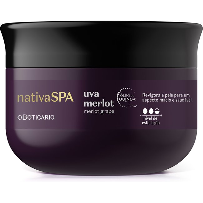 Esfoliante Corporal Nativa Spa Uva Merlot 200g