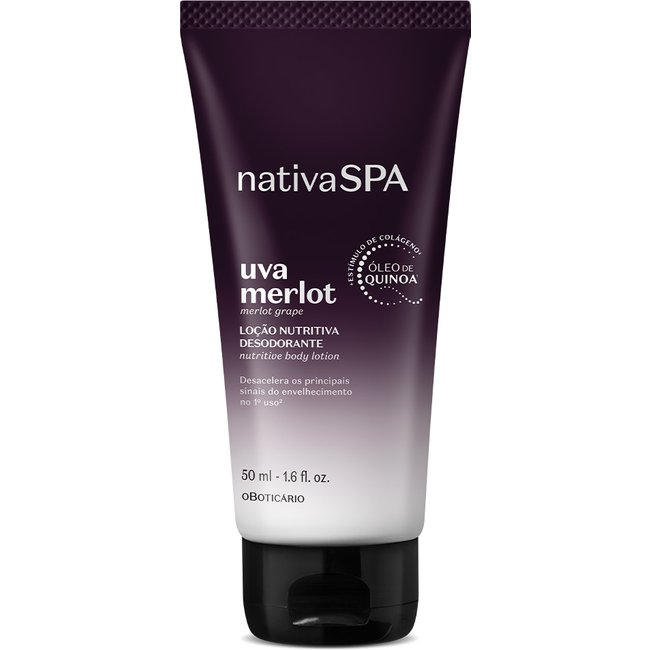 Loção Nutritiva Desodorante Nativa Spa Uva Merlot 50ml