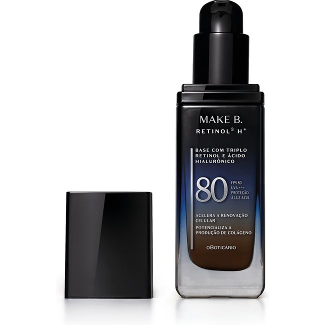 Base Líquida FPS80 Make B. Retinol³ H+ Cor 330Q 26g