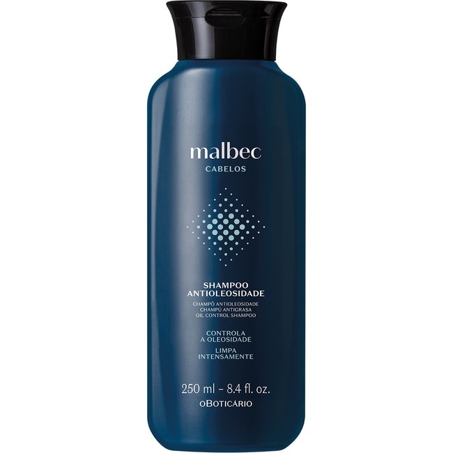 Shampoo Antioleosidade Malbec 250ml
