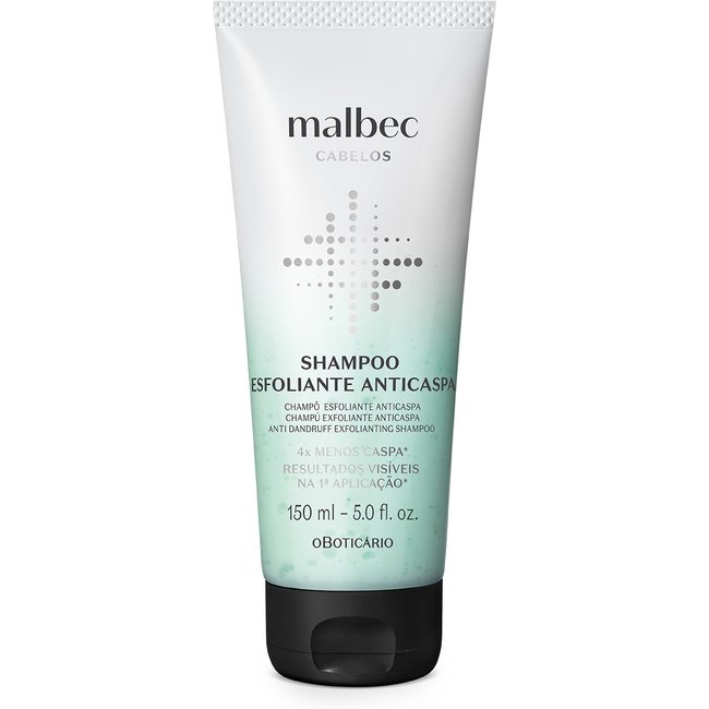Shampoo Esfoliante Anticaspa Malbec 150ml