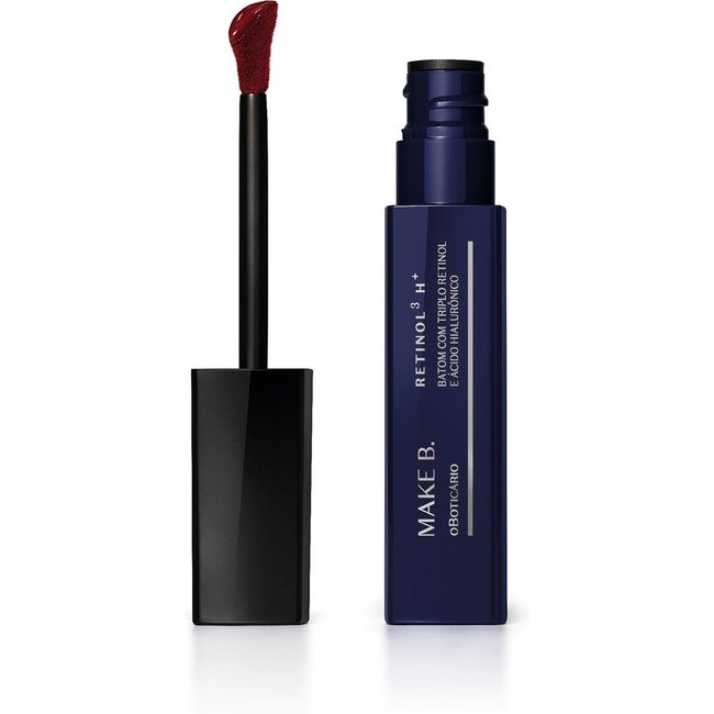Batom Líquido Vermelho Red Velvet Make B. Retinol³ H+ 6ml