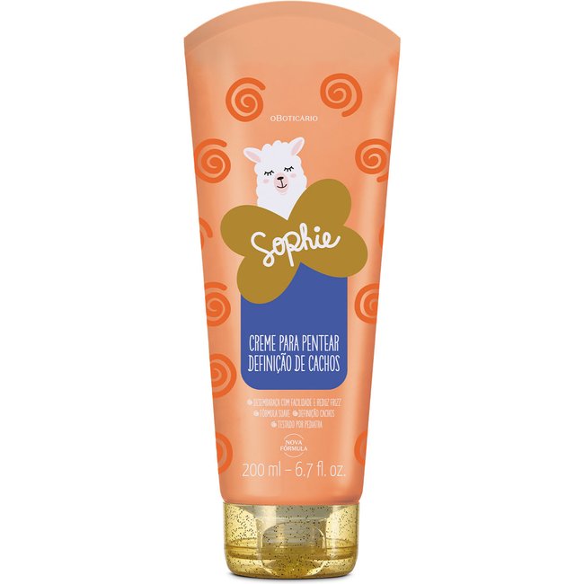 Creme Para Pentear Infantil Definição de Cachos Sophie 200ml