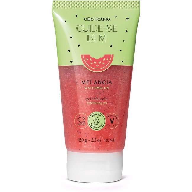 Gel Esfoliante Corporal Cuide-se Bem Melancia 150g