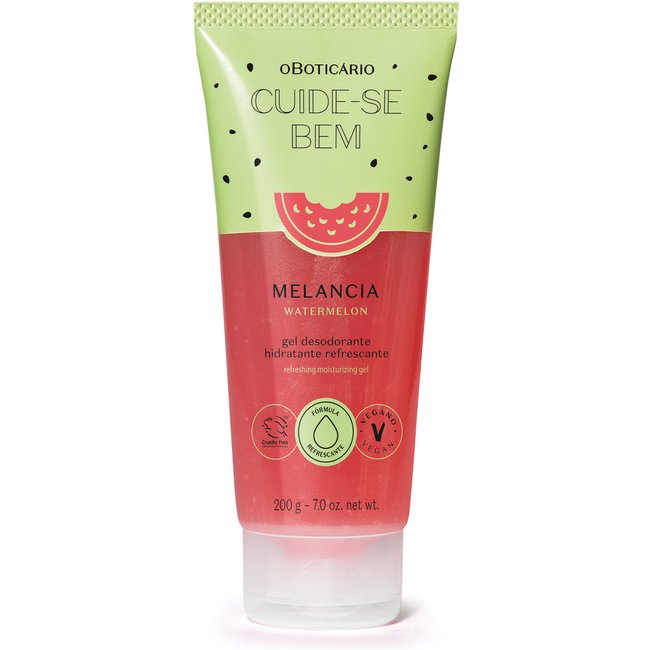 Gel Desodorante Hidratante Refrescante Cuide-se Bem Melancia 200g
