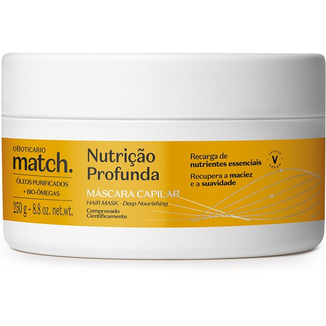 Máscara Capilar Nutrição Profunda 250g